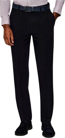 Emporio Armani Technische Stoffen Broek - Heren - Slim Fit Broeken - Blauw - S - Leer - Broeken