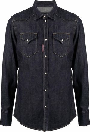 Dsquared2 Hennep Western denim overhemd