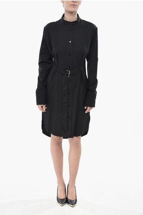 J.W.Anderson Tuxedo Poplin Blouse with Belt size 42