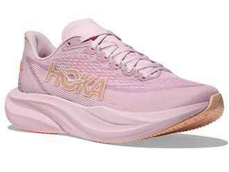 Hoka One One Mach 7 Womens Shoes Lilac Cream/Tangerine Glow : 10.5 B - Medium