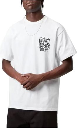 Carhartt Work in Progress Hombre, Camisetas, Blanco, Talla: M
