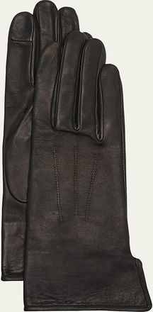 Agnelle Two-Tone Classic Leather Gloves