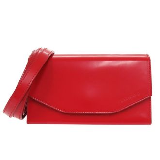 Ferragamo Leather Clutch Bag Shoulder Bag (Pre-Owned)