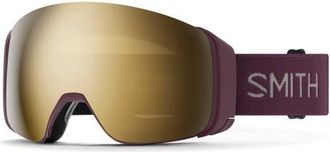 Smith 4D MAG 155mm Special Fit Snow Goggles in Mystic /Chromapop Black Gold at Nordstrom