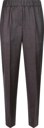 PESERICO Slim-fit Broeken - Dames - Slim Fit Broeken - Zwart - 2XL - Broeken