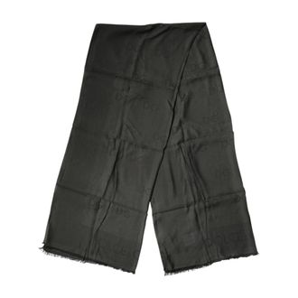 Dolce & Gabbana Scarves, male, Black, Size: ONE SIZE Modal Neck Wrap Shawl Scarf