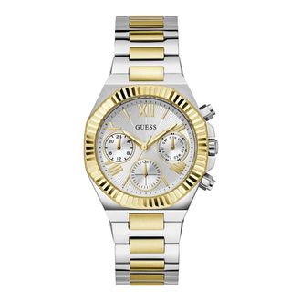 Guess Dames Multifunctioneel Horloge Equality Gw 0769L3 Zilver en Goud - Dames - Horloges - Geel - ONE Size - Accessoires