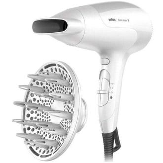 Braun HD385 - Satin hair 3 power perfection hair dryer de con iontec e diffusore, 2000 watt - Braun