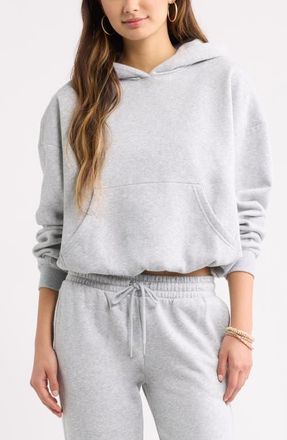 BP. Bubble Hoodie in Grey Soft Heather at Nordstrom, Size Xx-Small