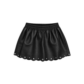 A Paper Kid Falda Corta de Tachuelas - Skirts - Mujer - Negro - L