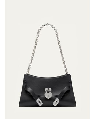 Alexander McQueen Locke Mini Leather Shoulder Bag