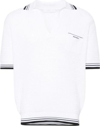 Prada Knitted Polo Shirt