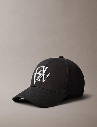 Calvin Klein Gorra Ajustable Uv De Sarga Con Logo Bordado
