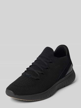 HUGO BOSS Sneaker mit Label-Stitching in Black, Gr&ouml;&szlig;e 42