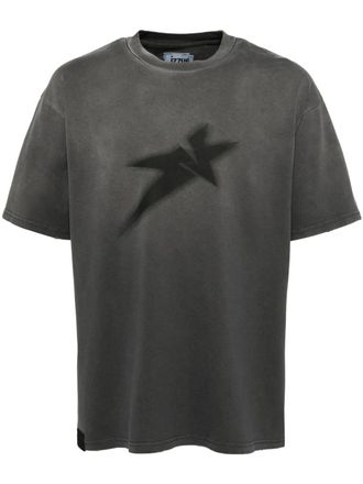 Izzue T-shirt con stampa grafica - Grigio