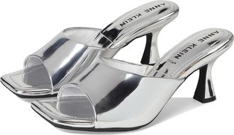 Anne Klein Jerilyn High Womens Heels Silver : 8.5 M, Rubber