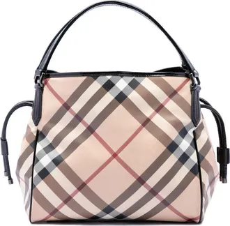 Burberry Pre-owned Burberry Supernova Check Coated Canvas Bilmore Tote Ladies BY31V4D9AZMMXQ99
