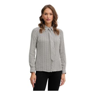 Elisabetta Franchi Dames, Blouses & Shirts, Beige, Maat: XS Leer