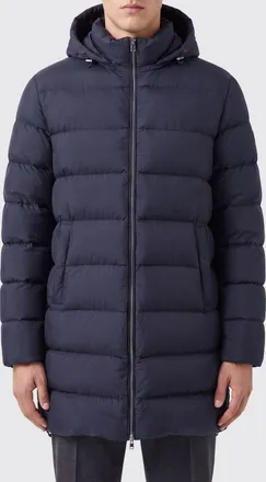 Herno Piumino lungo in nylon trapuntato idrorepellente con cappuccio