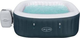 Bestway Spa Hinchable Lay-z-spa Ibiza Airjet Para 6 Personas Cuadrado 60015
