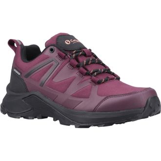 Cotswold Horton Low Textile Womens Burgundy Hiking Shoes - Wine - Size UK 5