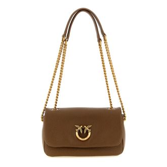 Pinko Love Birds Schoudertas - Dames - Schoudertassen - Bruin - ONE Size - Tassen