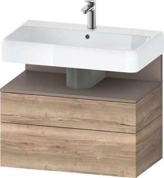 Duravit Qatego Mueble Bajo Lavabo, 1 Extra&iacute;ble Y 1 Caj&oacute;n, - Duravit