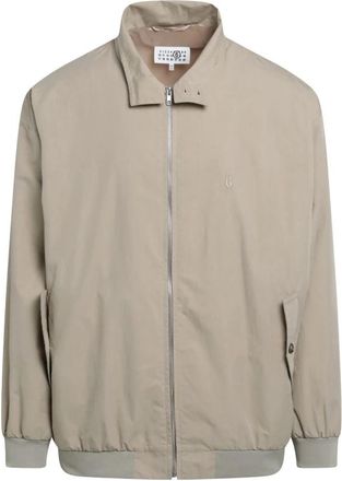 Maison Margiela Sportsjacket - Heren - Bomber jackets - Beige - M - Katoen - Jassen