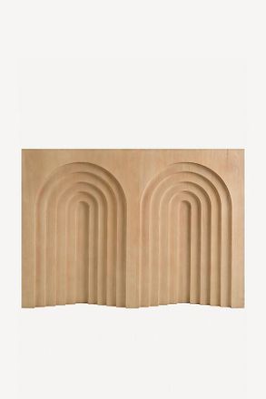 Anthropologie Arwyn Carved Wood Console Table