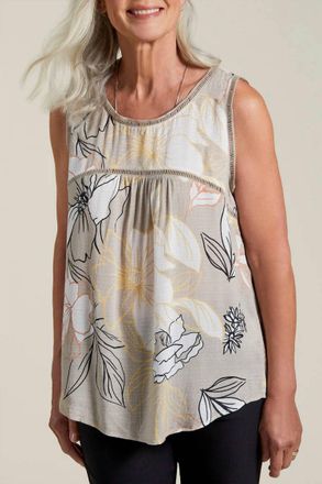 Tribal Sosie Sleeveless Blouse In Mink