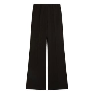 Sportmax Dames, Broeken, Zwart, Maat: XS Wol