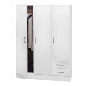 Composad Kit armadio 3a+2c cm.119,5x46,5x184,5h bianco