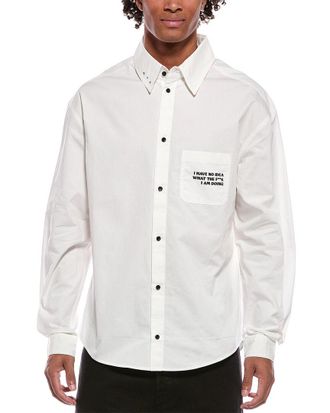 Rta Poplin Slogan Shirt