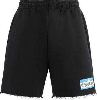 VETEMENTS Shorts in jersey - Nero