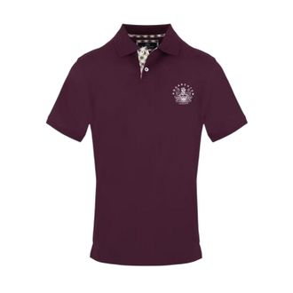 Aquascutum Heren Logo Poloshirt (Rood)