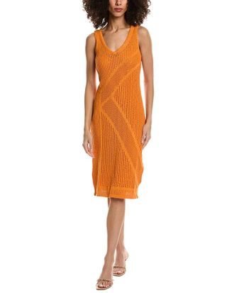 Karl Lagerfeld Crochet Midi Dress