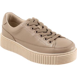 Trotters Baylor Platform Sneaker in Taupe at Nordstrom, Size 11