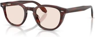 Oliver Peoples 48mm Phantos optical glasses in Brown at Nordstrom