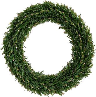 Nearly Natural Indoor/Outdoor Uv-Resistant Rosemary Artificial Wreath
