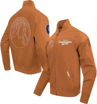 Pro Standard Mens Pro Standard Brown Minnesota Timberwolves Paint The City Full-Zip Jacket at Nordstrom, Size X-Large