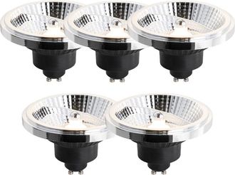 LUEDD Luedd - Set di 5 lampadine led GU10 dimmerabili 111mm 10.5W 770lm 2700K