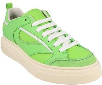 Ferragamo Cassina Mix Lace Up Sneaker in Green at Nordstrom Rack, Size 7.5