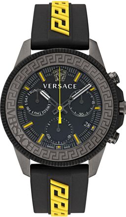 Versace Greca Action Chrono Silicone Watch