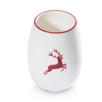 Gmundner Keramik Gmundner Keramik - Gmundner Cer&aacute;mica Ciervo Rojo Burdeos, Jarr&oacute;n 15cm