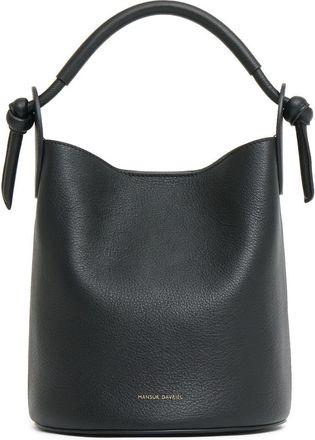 Mansur Gavriel Mini Fortuna Leather Bucket Bag in Black at Nordstrom