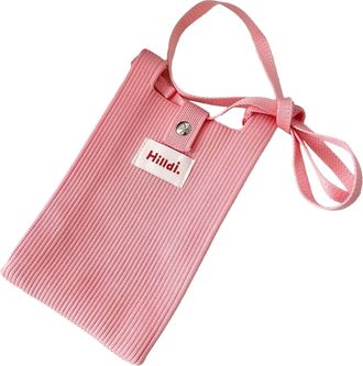 Generic Womens Cross-Body Bags Cross Body Bag Women for Work, Office Cute Peach Heart Crossbody Bag, Wool as Valentine Gift for Her