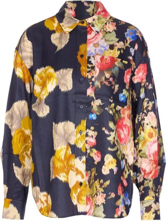 Essentiel Camicia a fiori - Blu