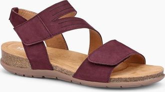 Hotter Womens Ruen Womens Wide Fit Sandals - Red - Size: 6.5