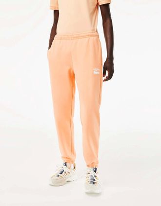 Lacoste Mens French Terry Cotton Tapered Fit Joggers - Orange - Size: 2XL
