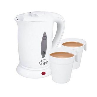 Quest Travel Kettle 600W Dual Voltage - White | TJ Hughes